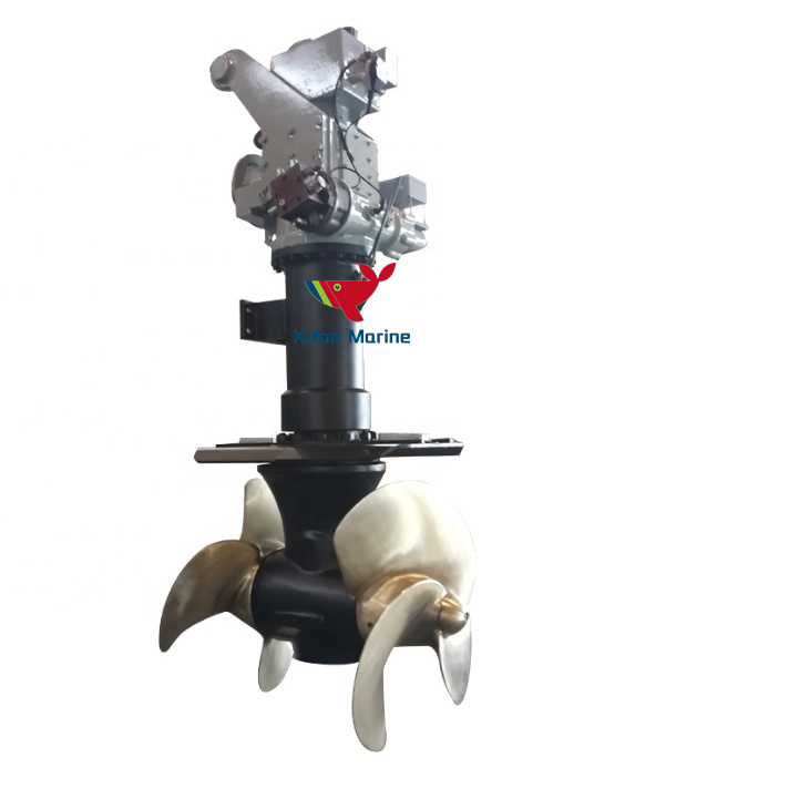 Contra Rotating Propellers Azimuth Thruster with Deck Installation