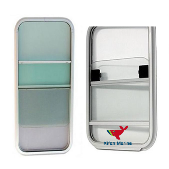 Jendela Geser Vertikal Aluminium Laut