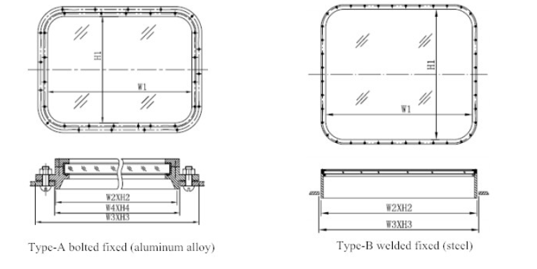 Marine Aluminum Alloy Soundproof Window