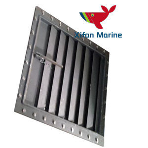 Verschließbarer Schornsteinverschluss aus Stahl für Schiffe