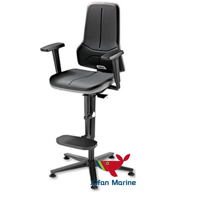 Marine Non Swivel Pilot's Chair Seat With Wide Stable Base