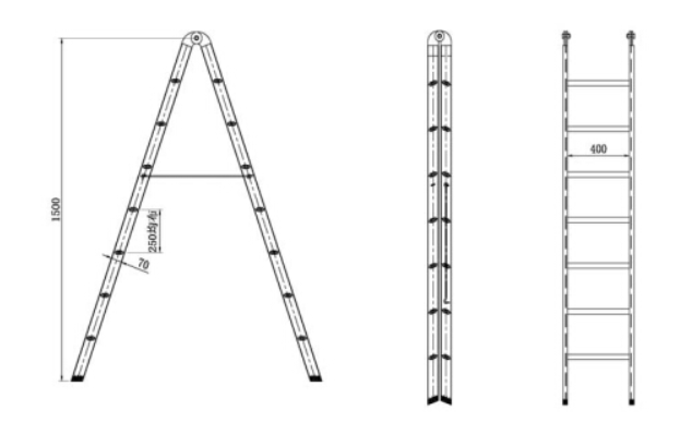 Marine Herringbone Ladder