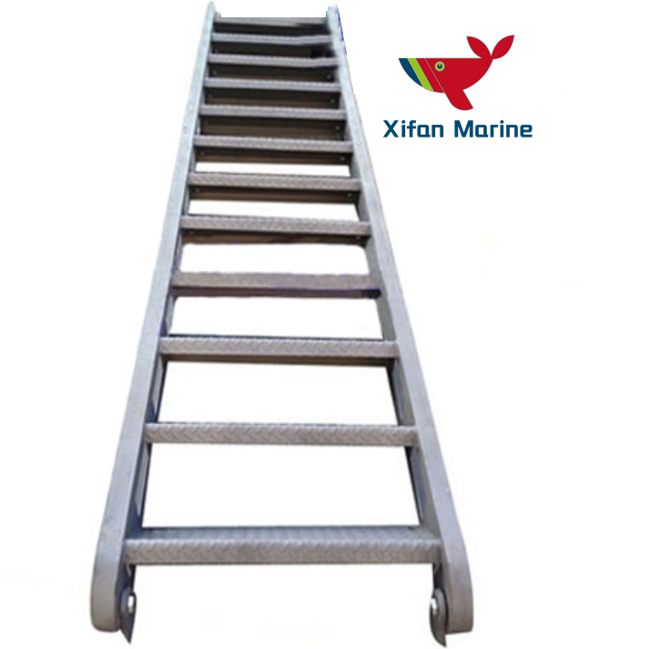 Marine Stainless Steel Inclined Ladder For Vessel
