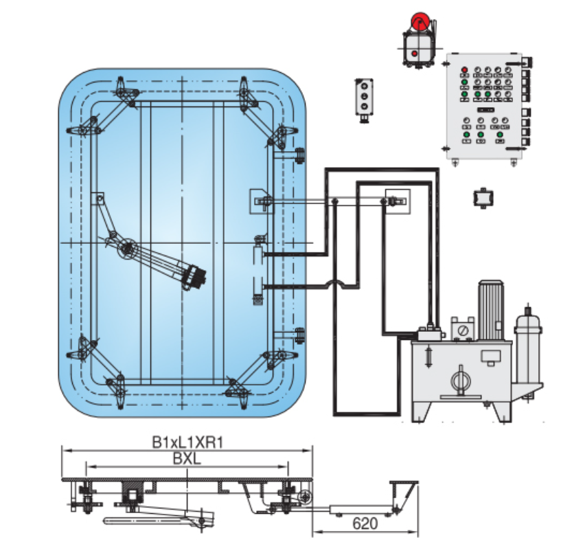 Marine Watertight Door
