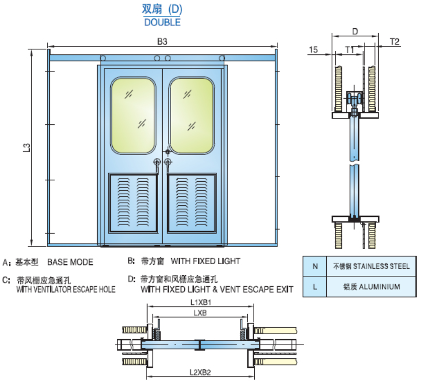 Marine Watertight Door