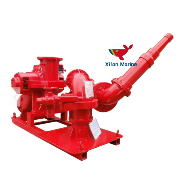 Marine FIFI 1/2 1200m3/h System Fire Pump With BV Certificate