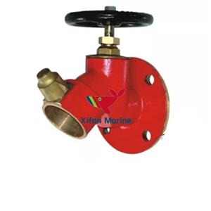 Katup Pendaratan Hidran Flange 45°