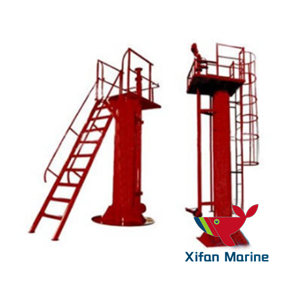 Menara Pemantau Kebakaran Air dan Busa di Dermaga