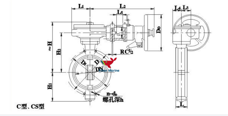 Stainless Steel Marine Butterfly Valves