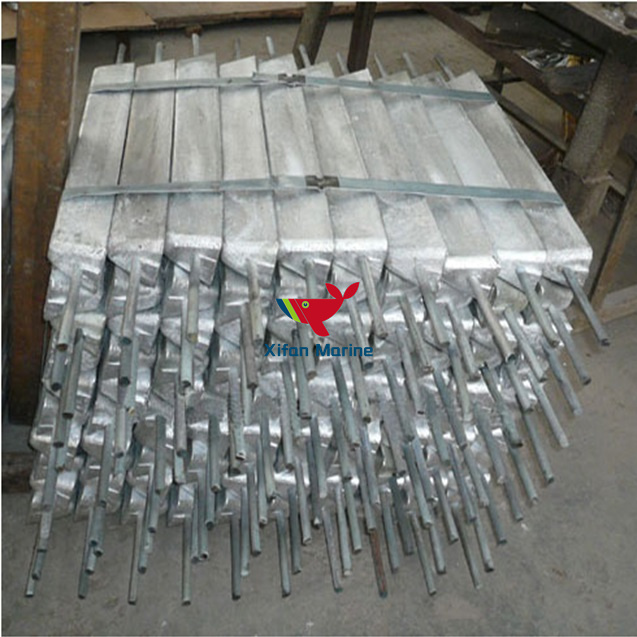 Zinc Anodes for Seawater Cooling Water System