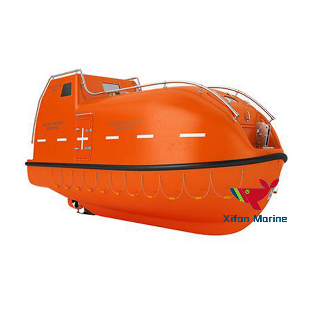 Fiber Glass F.R.P Totally Enclosed Free Fall Lifeboat And Rescue Boat