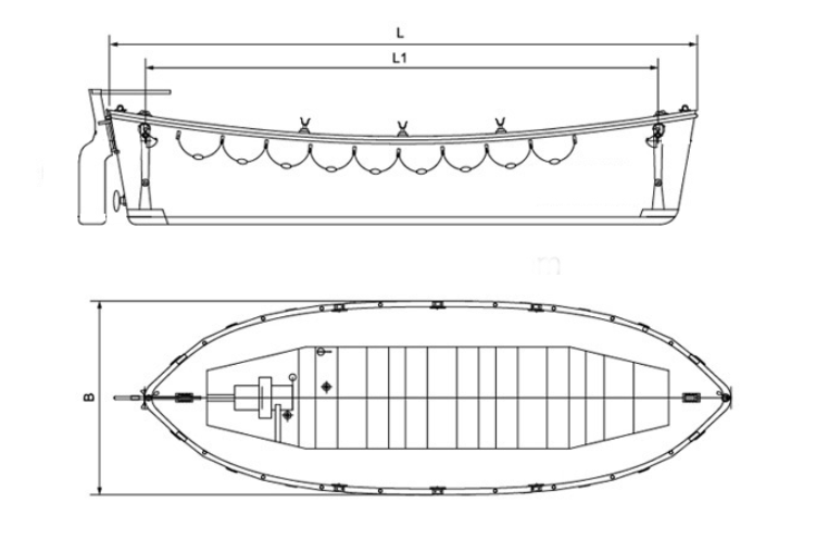 Open Type Lifeboat