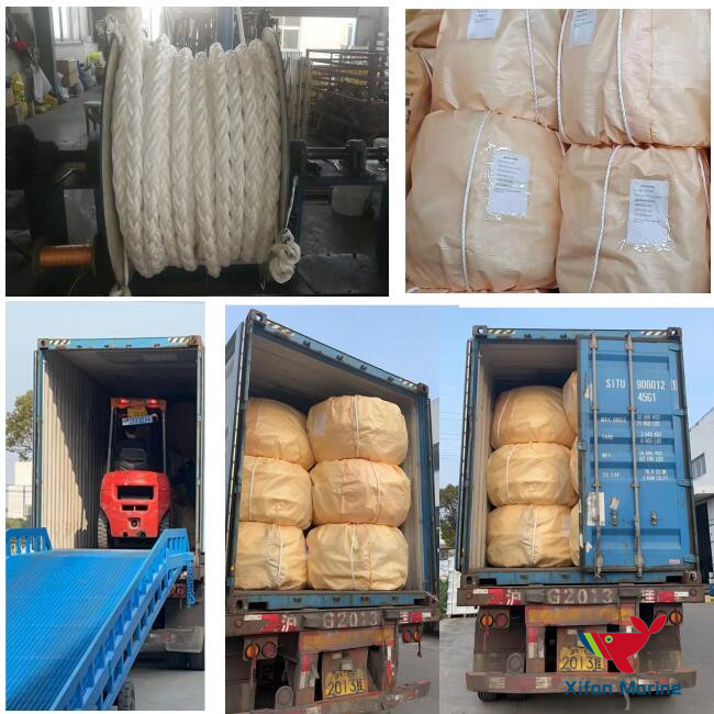 Xifan Marine High-Strength Mooring Rope Delivery Photo