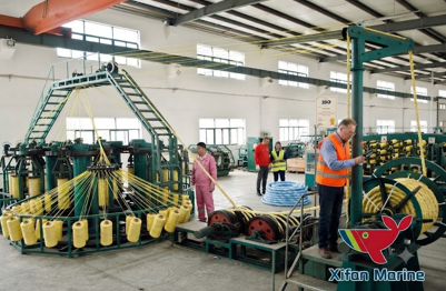 Indonesia Customer Visits Xifan Factory for Aramid Mooring Rope Inspection