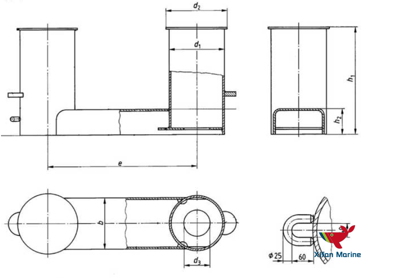 Double Bitt Bollard for Boats Double Bitt Bollard for Boats