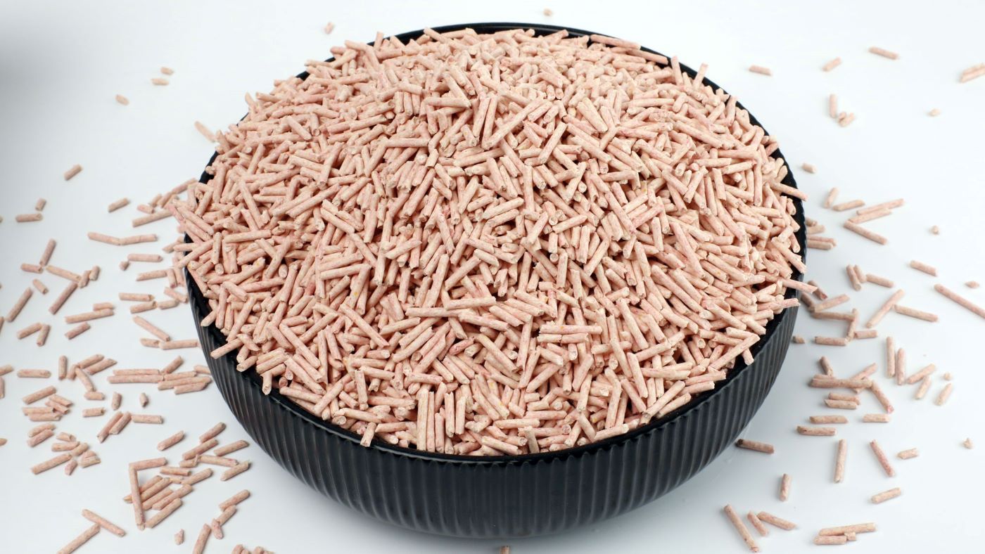 فضلات القطط الأصلية من التوفو والصويا