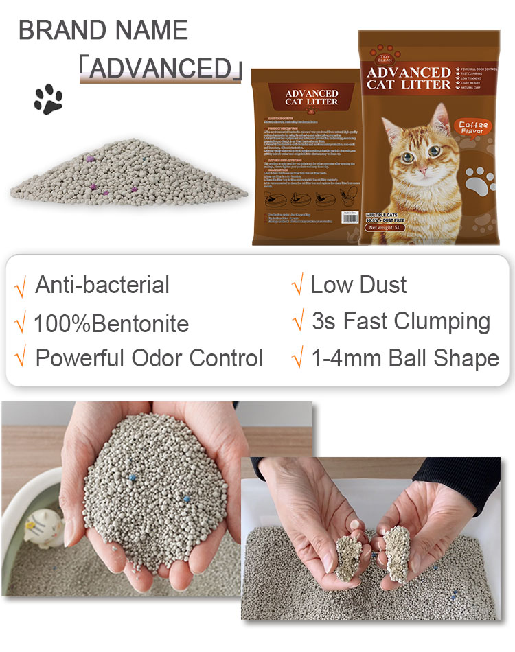 Natural Bentonite Clumping Cat Litter In Bulk ShenYang Eisen Pet