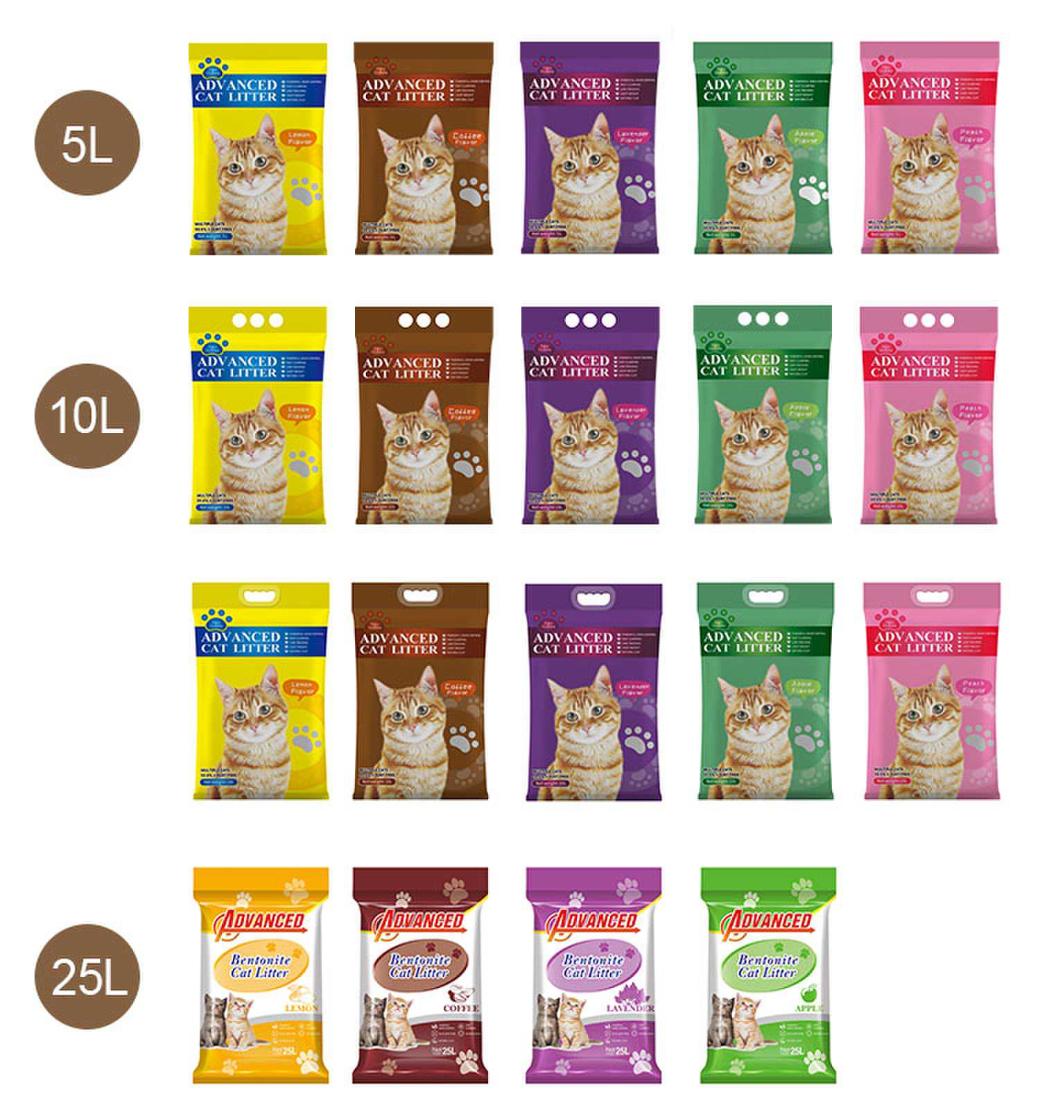 Bentonite cat litter