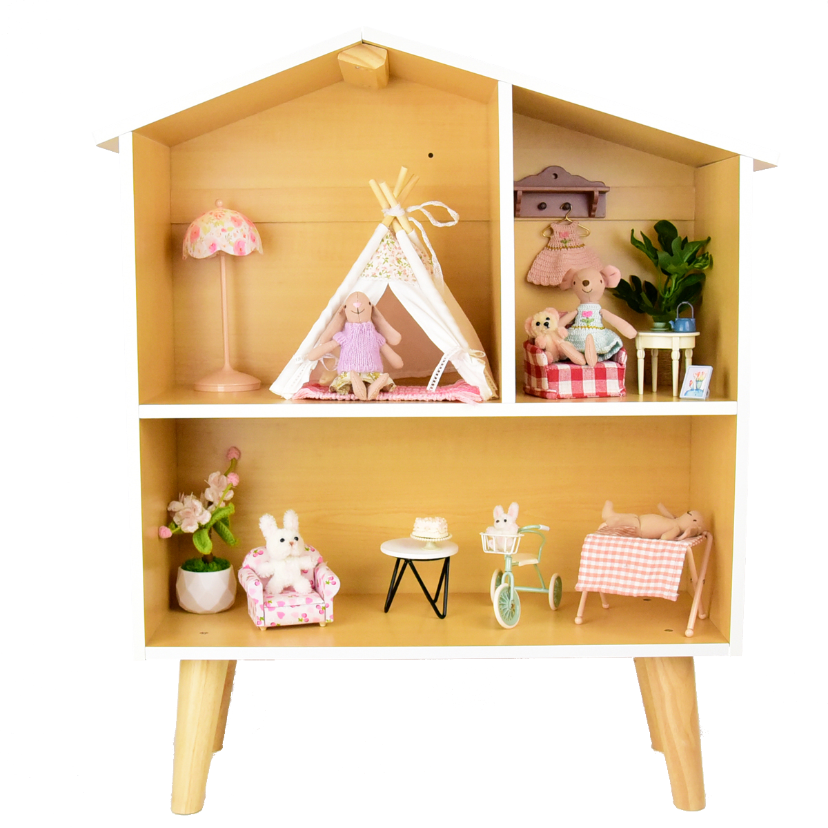 Supply Gabby's Dollhouse Purrfect Dollhouse Miniatures 1 12 Scale ...