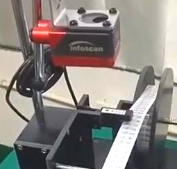 Leitor de código industrial e visão de máquina