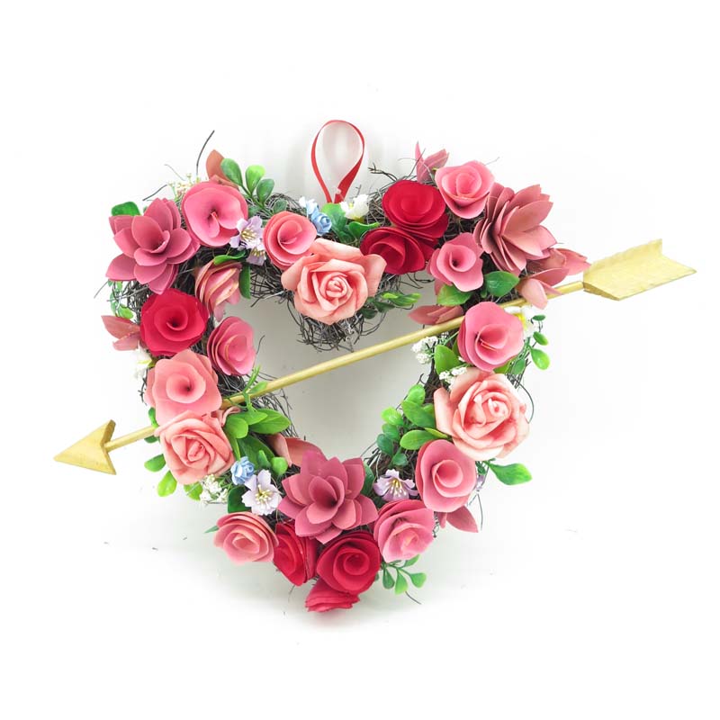 Valentine's Decor Love Decoration Wreaths For Door