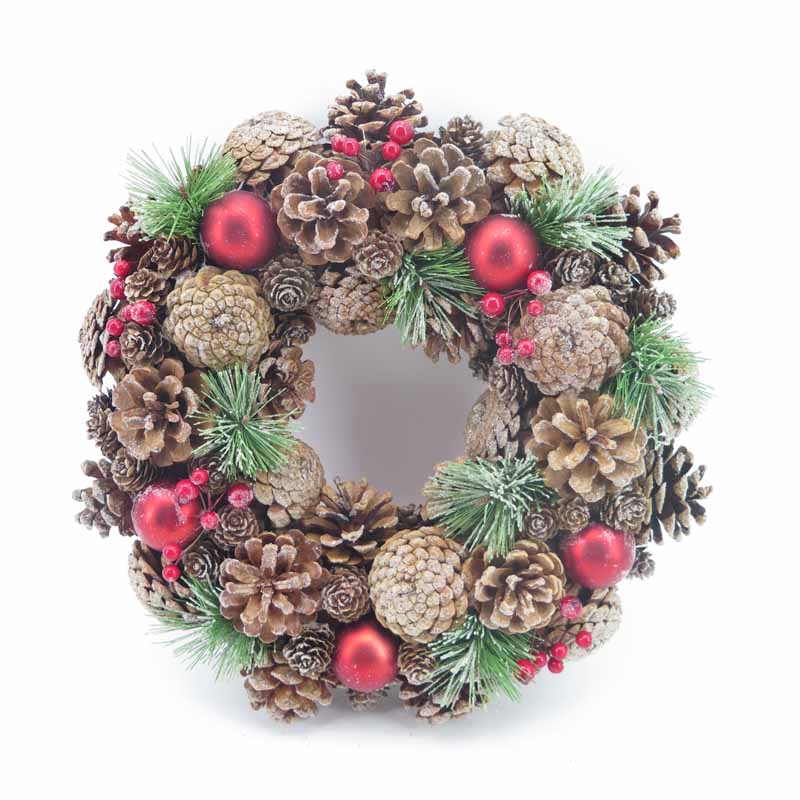 Christmas Decoration Wreaths With Ball Ornaments