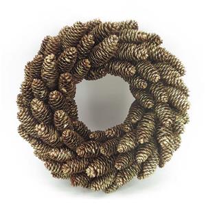 Handmade Pure Natural Pine Cone Wreath For Christmas