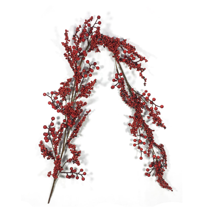 Christmas Red Fruit Berry Garlands Ornaments