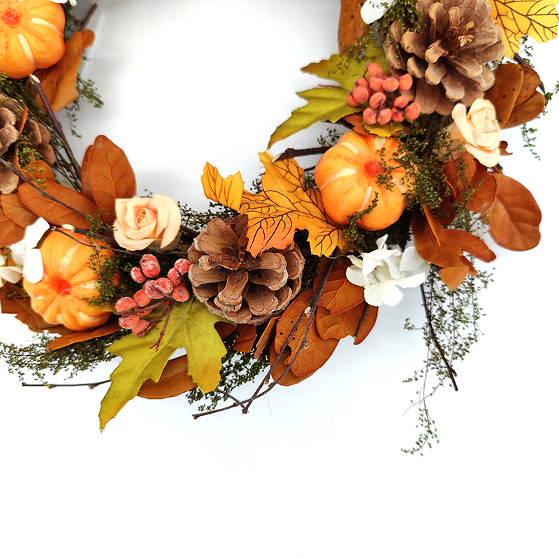 Autumn Fall Harvest Decoration Wreath