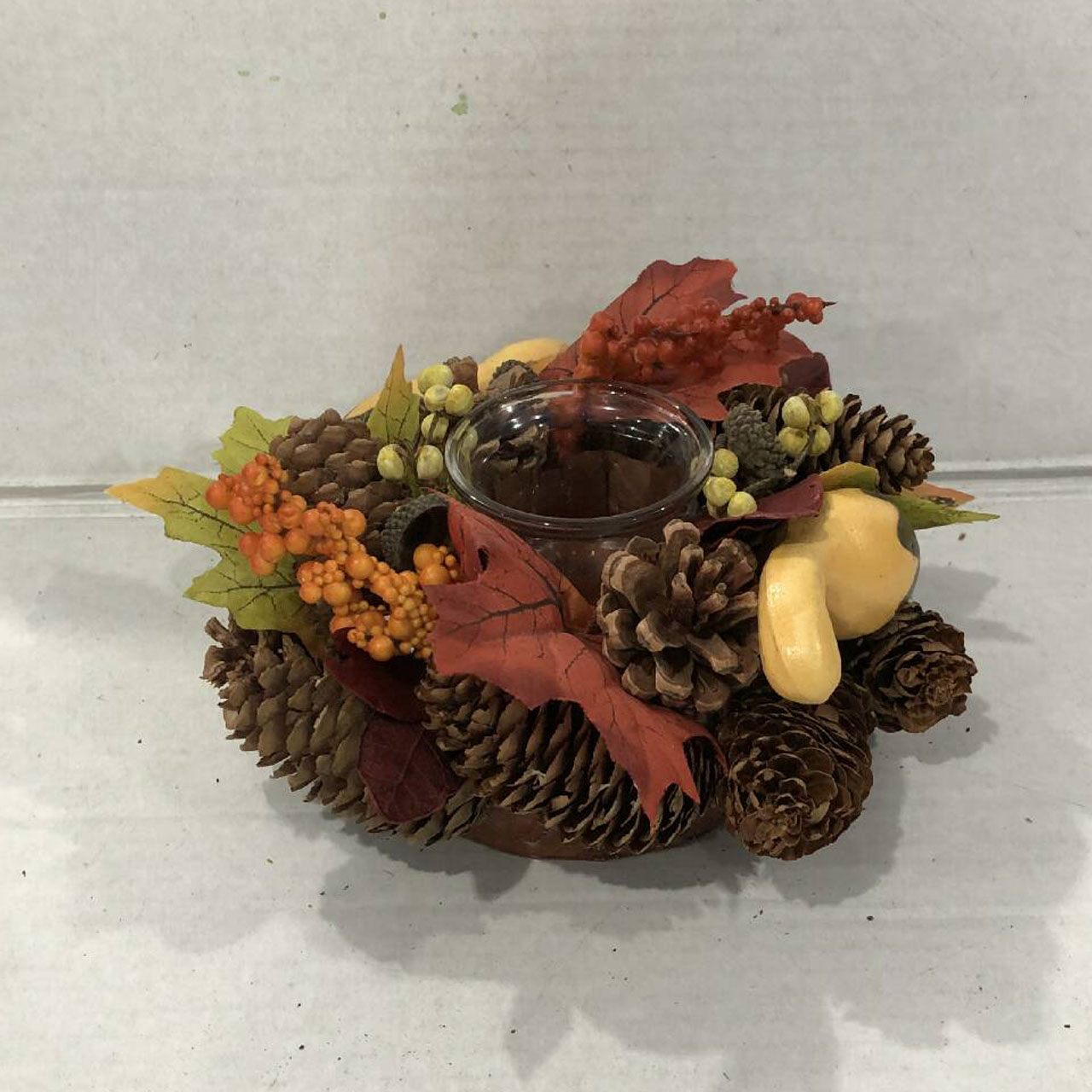 Autumn Fall Harvest Desktop Decor Candle Holder