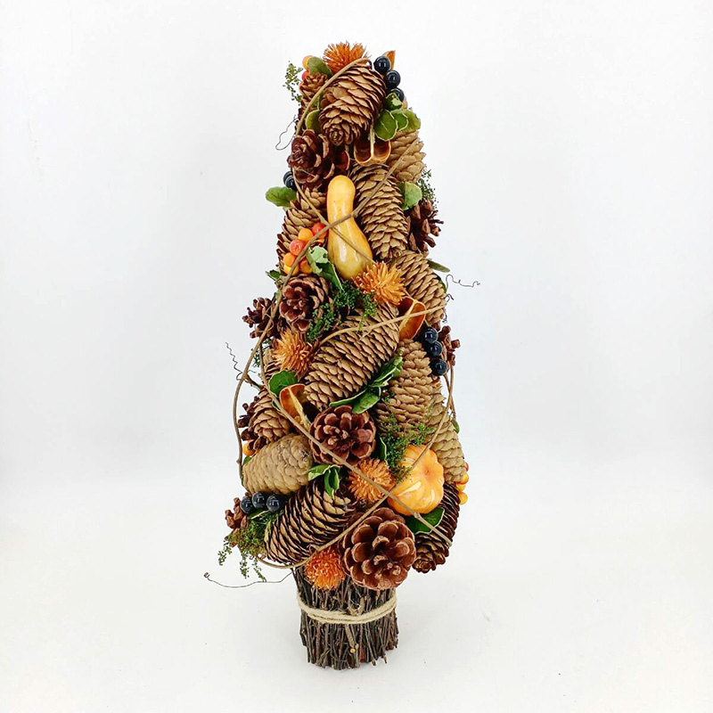 Fall Autumn Harvest Home Desktop Decor Candle Holder