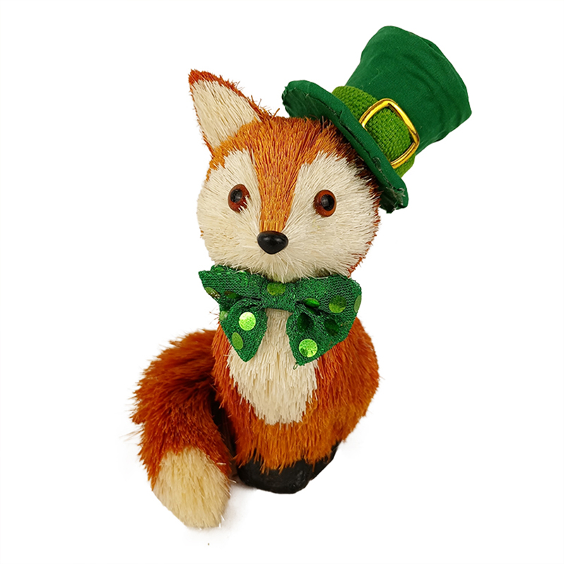 Home Decor St. Patrick's Day Animal Fox