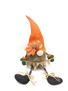 Gnome de décor de récolte d'automne d'automne