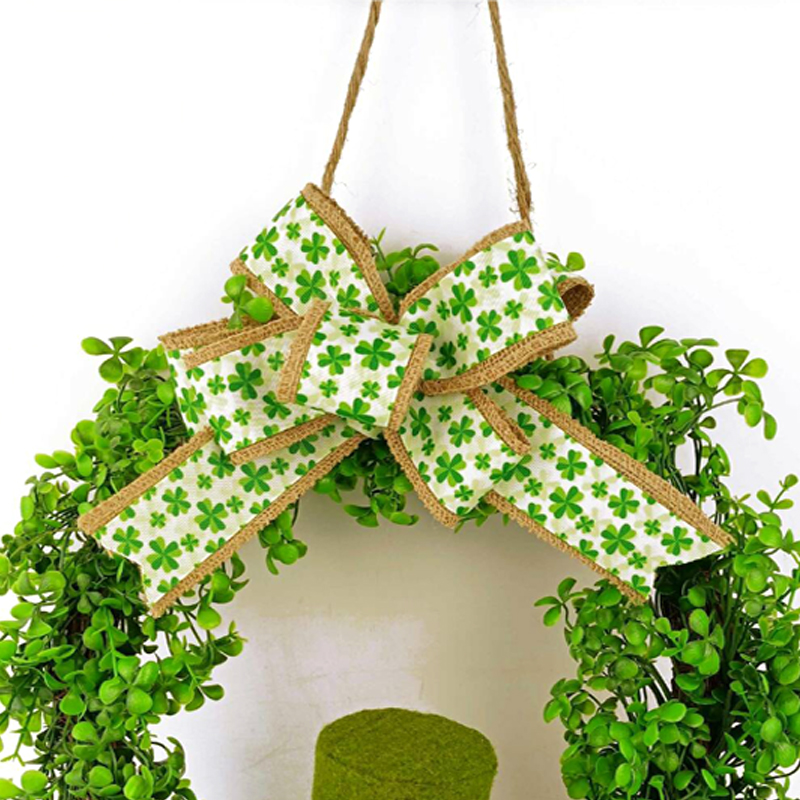St. Patrick's Day Wall Decor Deocration Green Wreath