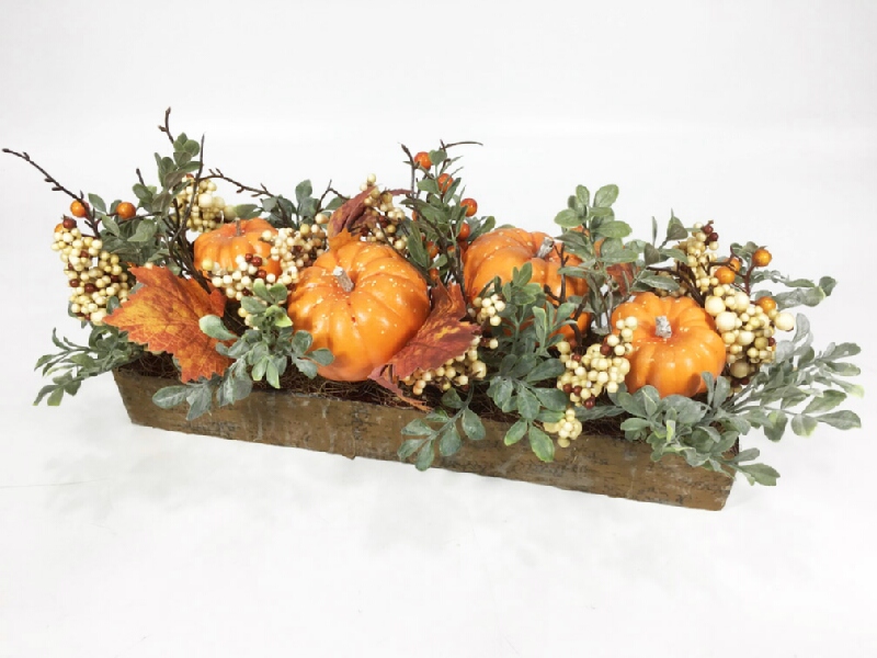 pumpkin tabletop decorations