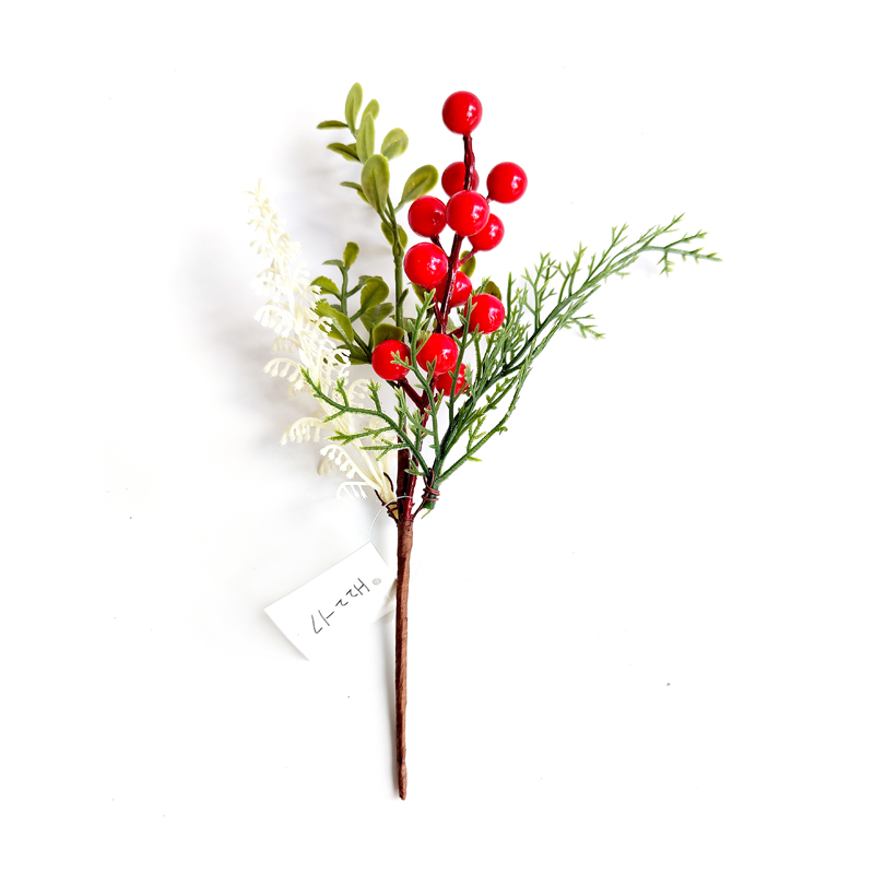 Christmas Red Berry Picks Decoration