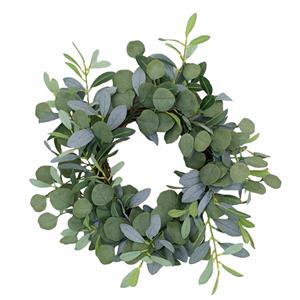 Décoration de couronne de feuilles d'eucalyptus de tous les jours