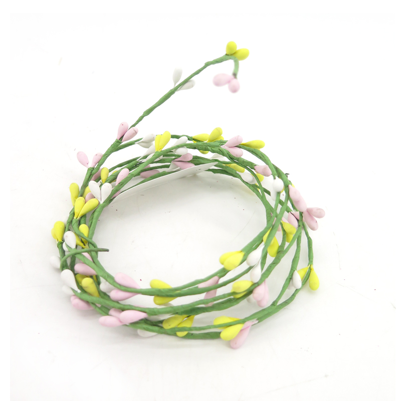 Spring table decor Colorful candle ring