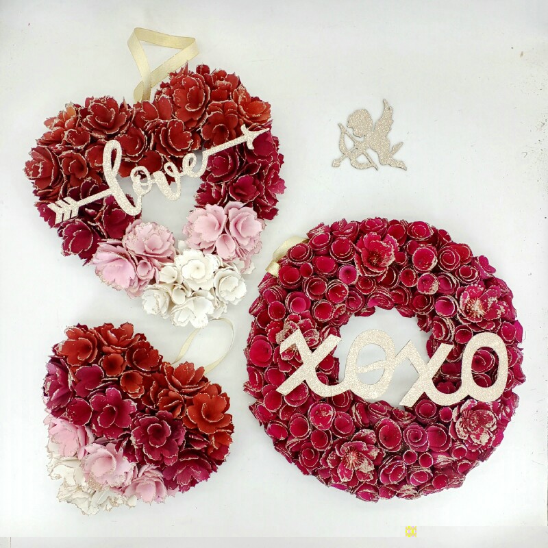 valentine Day Wedding Decor Wreath