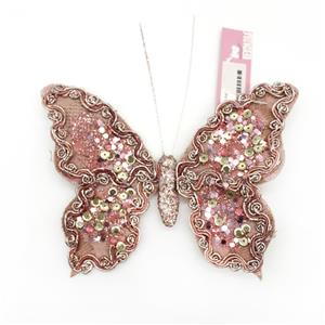 Artificial Butterfly Ornaments Room Decor For Christmas Tree