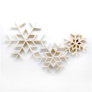 Big Size Wooden Snowflake Christmas Ornament