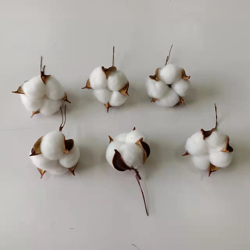 Home Table Decoration Floral One Cotton Branch Decor