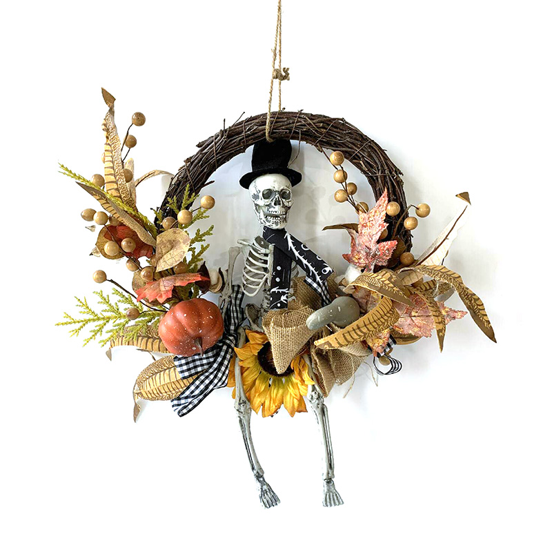 Wall Hanging Halloween Party Thriller Decor Wreath