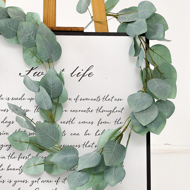 Home Decoration Green Eucalyptus Leaves Garlands