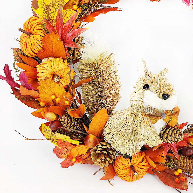 autumn leaf wreath