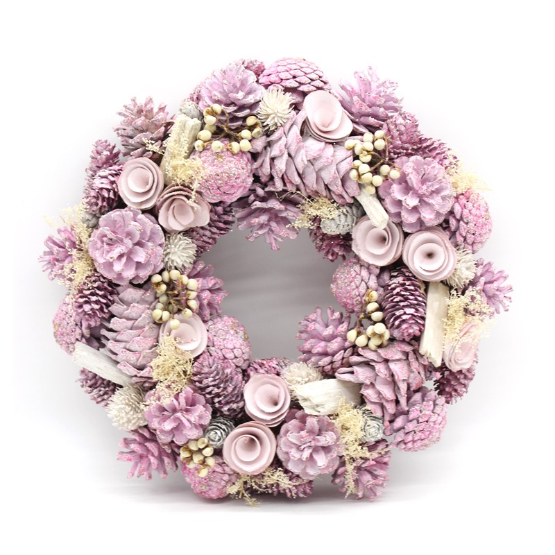 Pinecone Christmas wreath