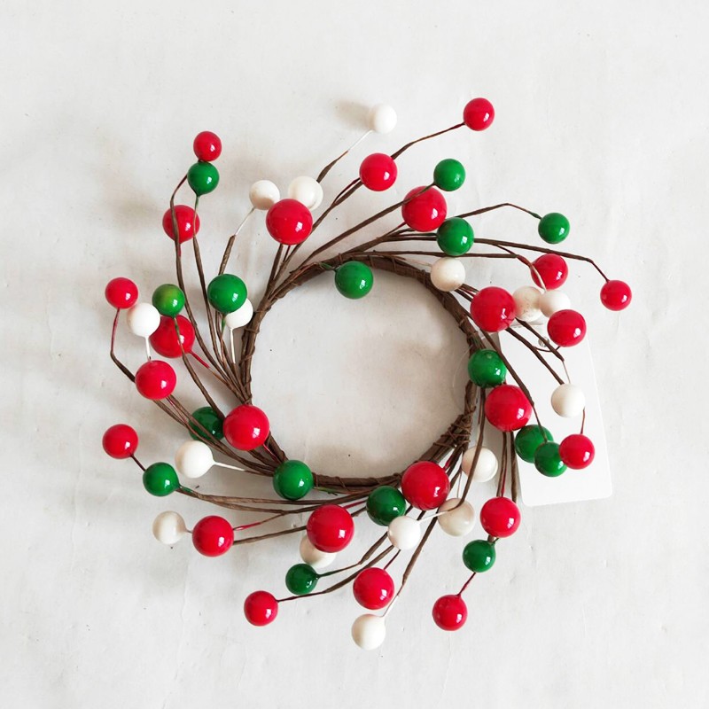 christmas candle ring decorations