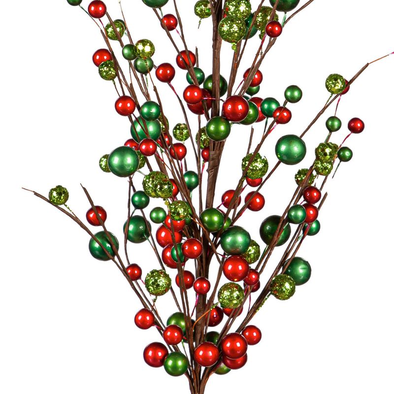Christmas Tabletop Tree with Artificial Red Green Berries 28