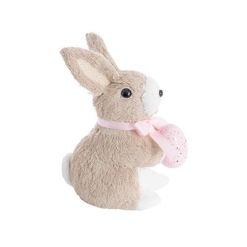 Easter Bunny Ornament with Pink Egg Adorable