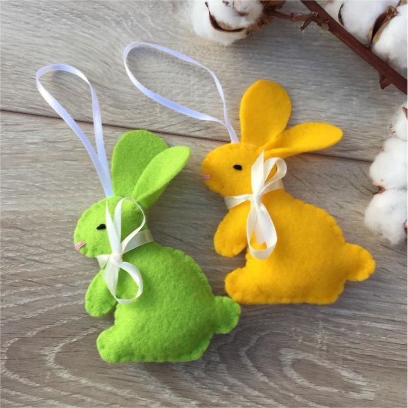 Felt Easter Ornaments Handmade Easter Decorations